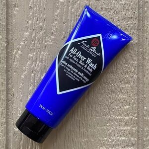 Jack Black All-Over Wash For Face, Hair & Body with Jojoba Protein & Panthenol
